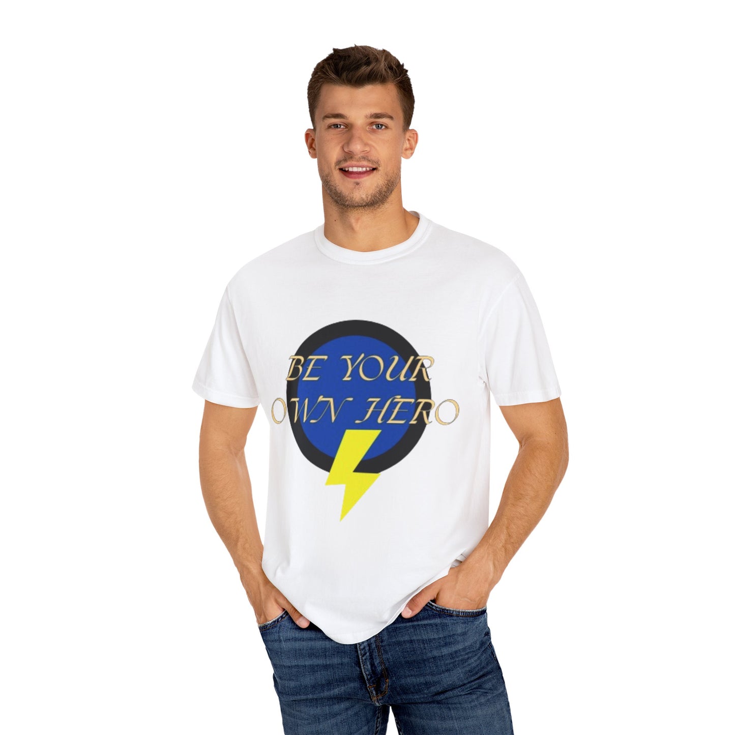 Kleidungsstückgefärbtes Unisex-T-Shirt