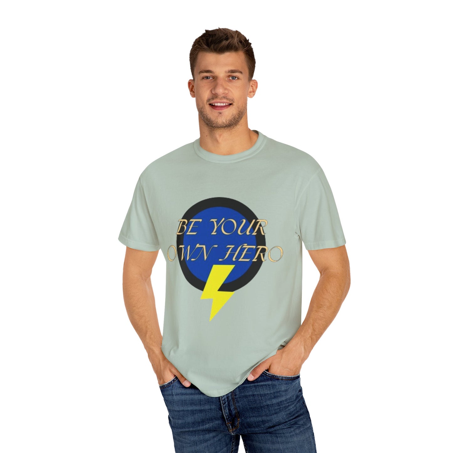 Kleidungsstückgefärbtes Unisex-T-Shirt