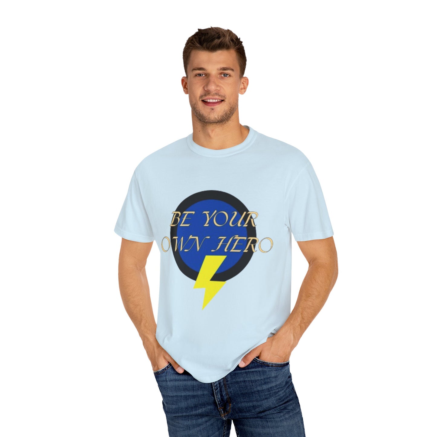 Kleidungsstückgefärbtes Unisex-T-Shirt