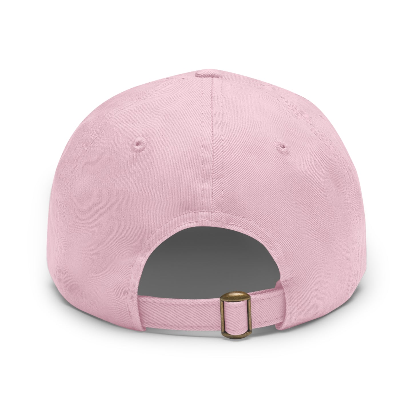 Dad Hat mit Lederpatch (rund)