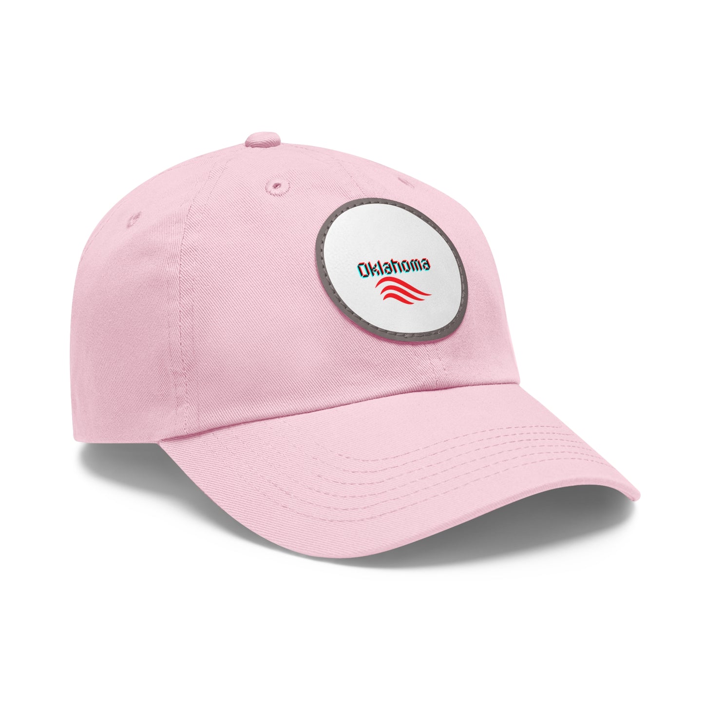 Dad Hat mit Lederpatch (rund)